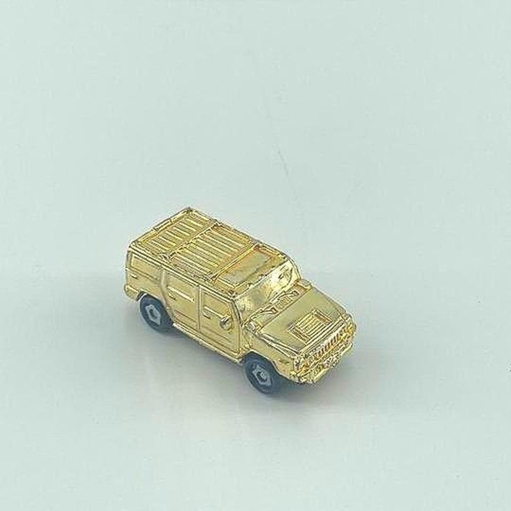 Play‎ Mates Mini Gold Hummer 2004 Micro Machine Playmates Gold Tone Rolling Ball